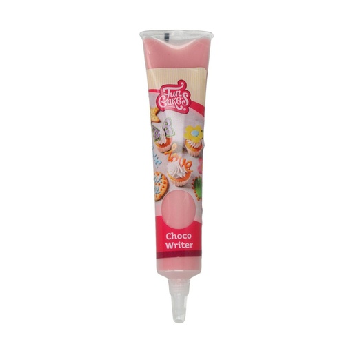 [00071158] FUNCAKES CHOCO SCHRIJFSTIFT PASTELROZE 25G