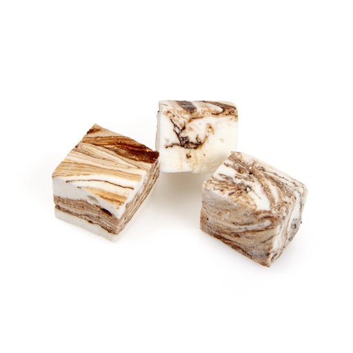 [00071337] MALLOWS MARSHMALLOW TOURBILLON CARRE STRACCIATELLA 18 PCS - 215GR