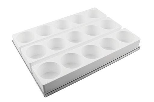 [00071367] SILIKOMART MULTIFLEX ROUND MOULD Ø 70 MM, HEIGHT 45 MM, 170 ML, SET OF 3