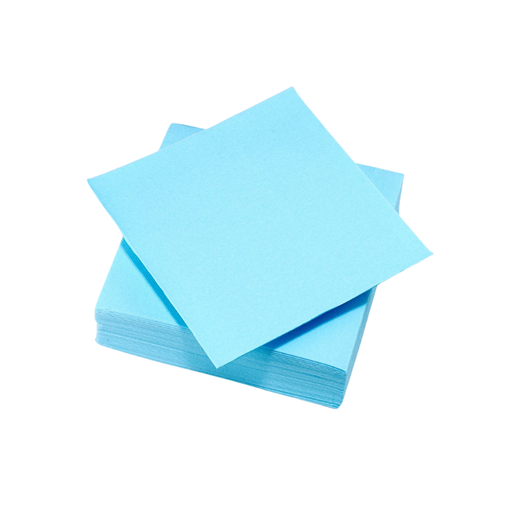 [00071457] TASSINON SERVIETTES BLEU CARAIBE 38x38 CM 30PCS