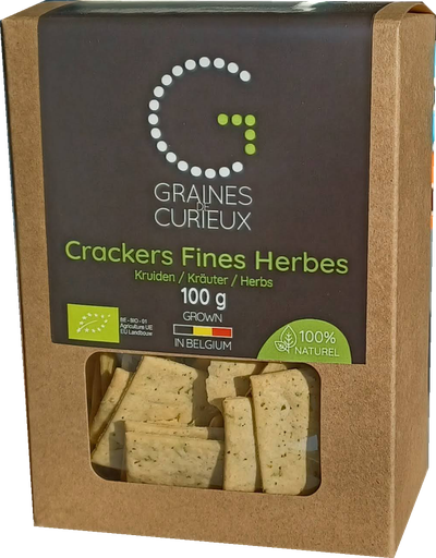 [00071615] ORGANIC FINE HERBS CRACKERS 100GR