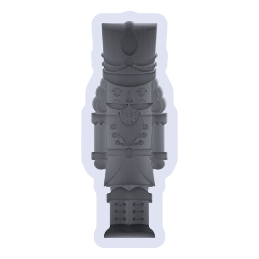 [00071664] SILIKOMART MOLD NUTCRACKER LOG 1000 253 x 90MM H 75MM