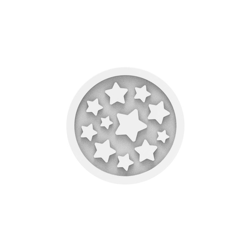 [00071672] SILIKOMART VORM MINI STARS DECOR MAT TD14 ø60 H 2MM SET VAN 6
