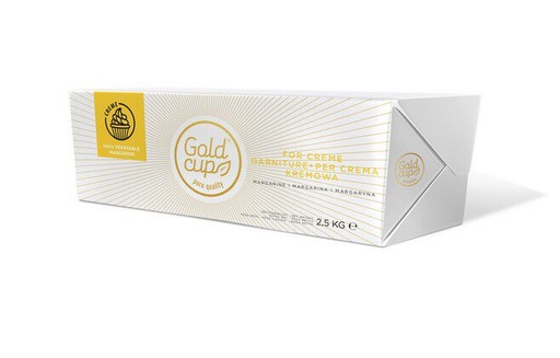 [05060005] VAMIX GOLD CUP MARGARINE CREME EN BLOC  4 X 2,5 KG