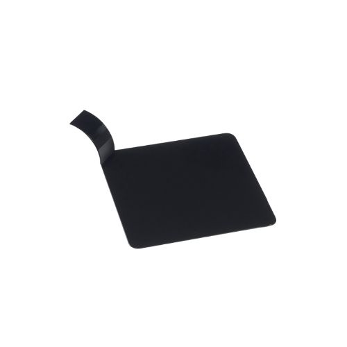 [00073603] SUPPORT A PATISSERIE PALET CARRE NOIR 8 x 8CM PAQUET DE 100PCS FOST+ INCLUS