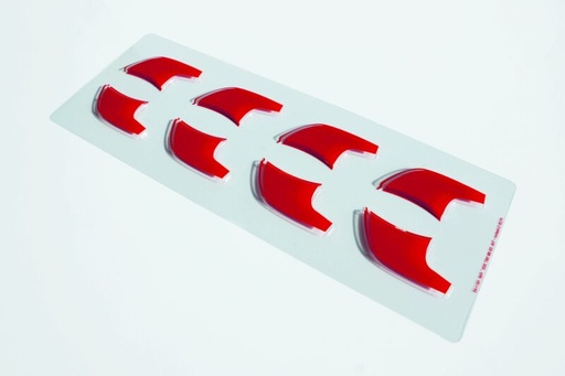 [08056995] 061148 PCB BLISTERS PIEDS DE FUSÉE 2 DESIGNS POUR 40 EMPREINTES 7,6X3,6 CM 5PCES ***S/CD***