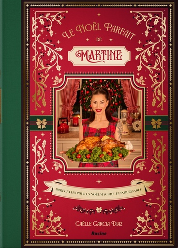 [00073839] BOEK "HET PERFECTE KERSTFEEST VAN MARTINE" 80 RECEPTEN