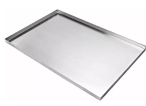 [00073842] VOLLEDIG ALUMINIUM PLAAT VOOR DIEPVRIES 60 x 40 CM H20MM DIKTE 1.5MM - 4 RANDE 90° NIET GEKRIMPT / NIET GELAST HOEKEN