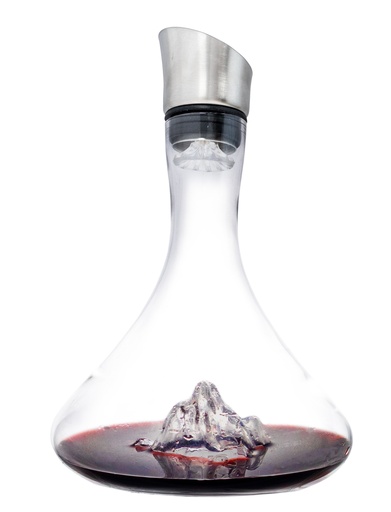 [00073885] WIJN BOUQUET DECANTER GLAS “MONTAGNE” 1,5 l 