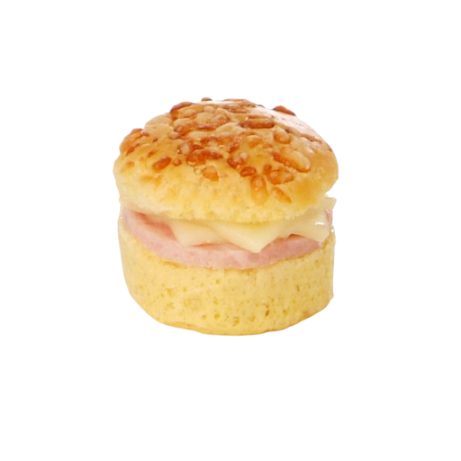 [00073903] ❄️BURGARD - MINI CROQUE-MONSIEUR 20PCS: BRIOCHETTES GRATINATED WITH EMMENTAL, HAM AND MELTED CHEESE PLATEAU OF 20PCS