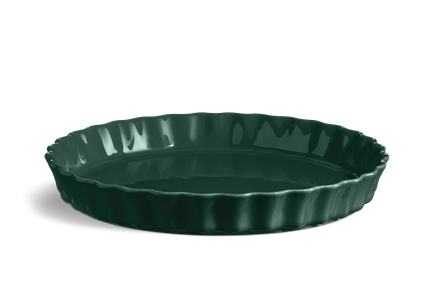 [00073958] EMILE HENRY ONDERBEKER MET GERIBBELDE RAND CEDERHOUT LAAG MODEL 31 CM 1,30 L - GROEN 