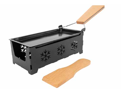 [00074091] C&T ASPEN PARTY RACLETTE MET KAARSEN 19X9,2XH6,1CM