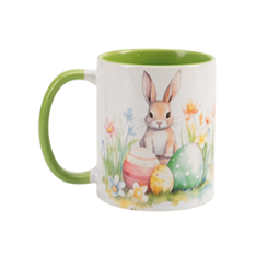 [00074152] MUG LAPIN/JARDIN DIAM 8CM HT 9.5CM 300ML