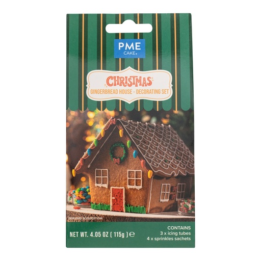 [00074457] PME Cake gingerbread house decorating kit