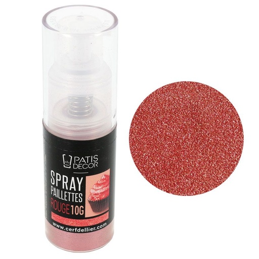 [00074517] RED GLITTER SPRAY 10G