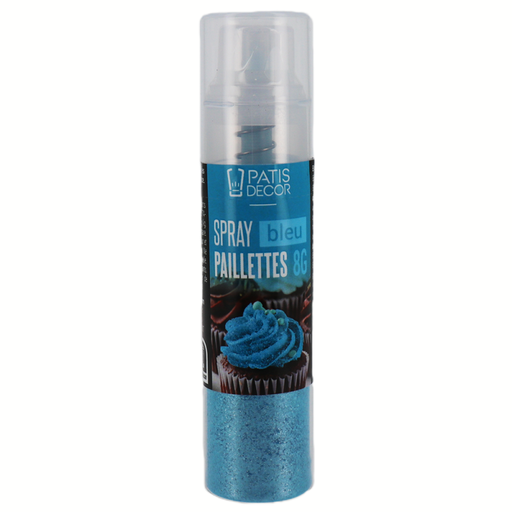 [00074518] SPRAY DE PAILLETTES BLEU 8GRS