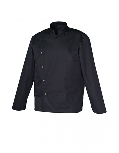 [00074596] SNV VESTE "GABIN" COTON NOIRE TAILLE 4 "XL" MANCHE LONGUE 