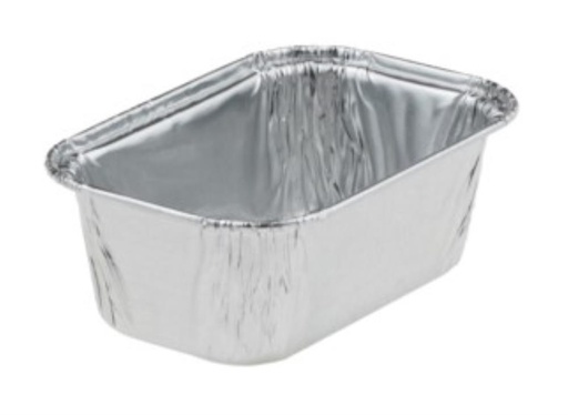 [00074661] MINI ALUMINIUM TRAY 129 x 86MM BOX OF 100 PCS DEPTH 38MM 250ML FOST+ INCLUDED