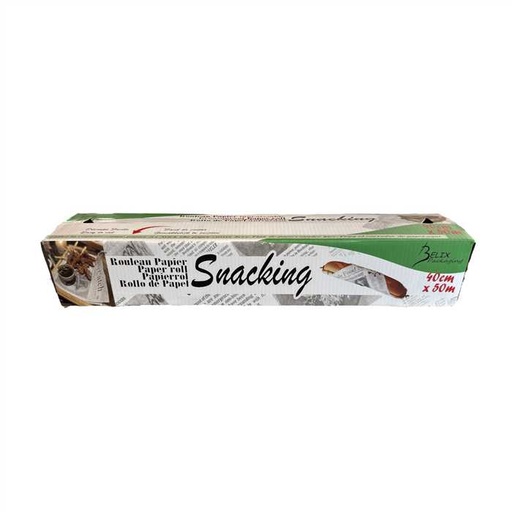 [00074695] GREASEPROOF SNACKING PAPER ROLL 40 CM – 50 M