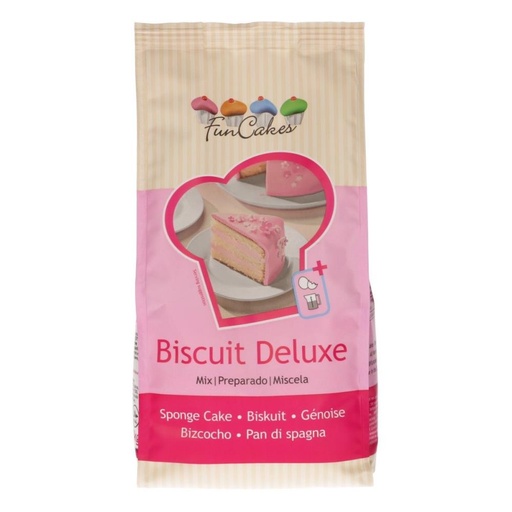 [08053405] FUNCAKES BAKMIX VOOR BISCUIT DELUXE 1KG =ZAKJE