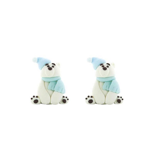 [08030244] *FF* 1014130 OURS DE NEIGE BLEU 42PCS = BOITE***S/CDE***
