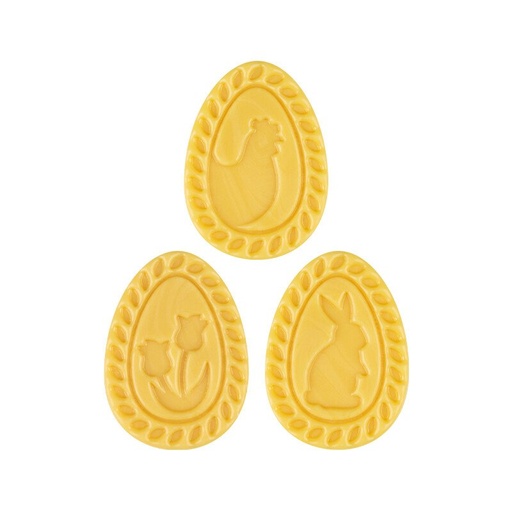 [00075219] 2069976 EGG WITH EASTER ASSORTMENT 4.3 x 3CM 120PCS