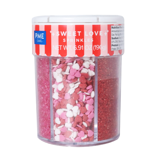 [00075300] GEMIXTE SUIKERDECORATIES LIEFDETHEMA 6-IN-1 196G