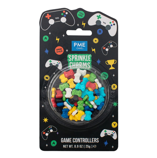 [00075322] GEMIXTE SUIKERDECORS GAMECONTROLLERS 25G