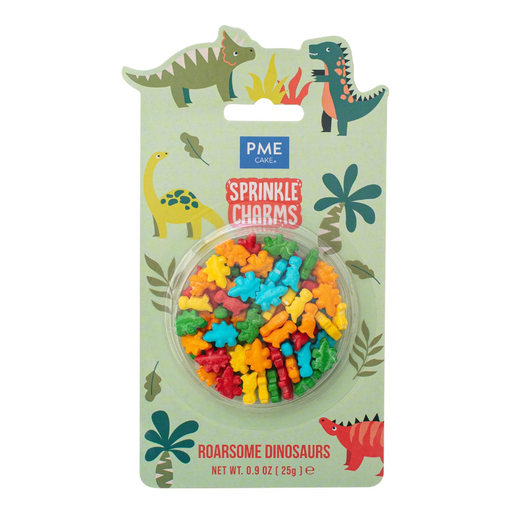 [00075327] MIXED SUGAR DECORS DINOSAURS 25G