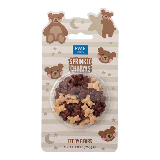 [00075328] MIXED SUGAR DECORS TEDDY BEARS 25G