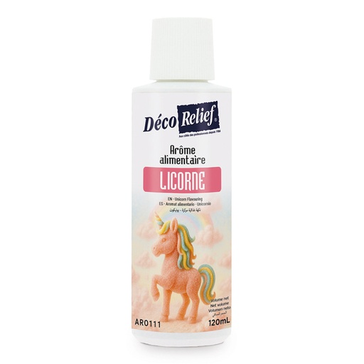[00075342] DECORELIEF UNICORN CANDY FLAVOUR 120ML