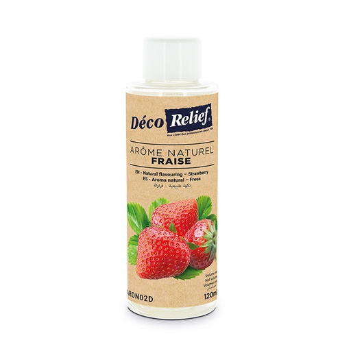 [00075344] AROMES NATURELS DECORELIEF 120ML FRAISE