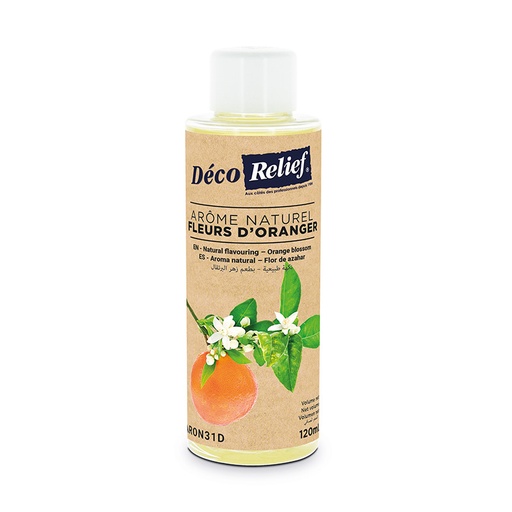[00075351] AROMES NATURELS DECORELIEF 120ML FLEUR D'ORANGER