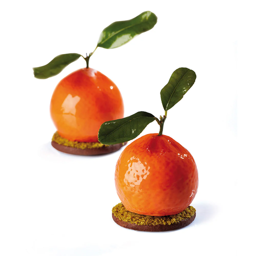 [00075373] PAVOFLEX MANDARIN/ORANGE MOULD 57x50mm 90ml - 20 cavities
