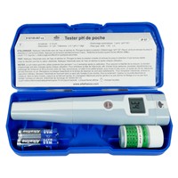 [00075380] ALLA IP57 WATERPROOF POCKET PH METER WITH INTERCHANGEABLE ELECTRODE WITH PH7 SOLUTION