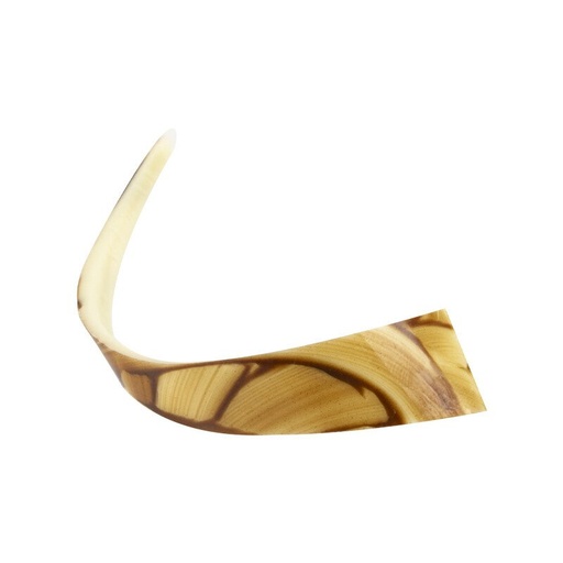 [00075422] 1032221 MARBLED BROWN RIBBON 1.5 x 9CM - 120PCS W/O ORDER