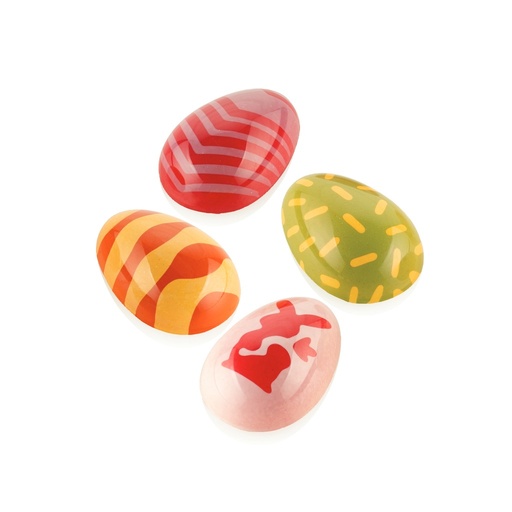 [00075489] SILIKOMART - CHOCO STAMP E - 4 TAMPONS THEME PÂQUES 42 x 30MM HT 17MM