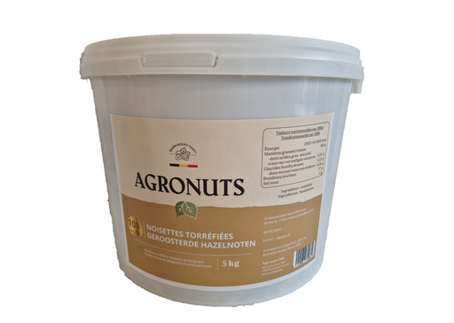 [00075546] AGRONUTS NOISETTES ENTIÈRES TORRÉFIÉES 13/15 5KG