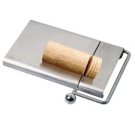 [00075598] FOIE GRAS/GOAT CHEESE CUTTER WITH BASE AND LYRE