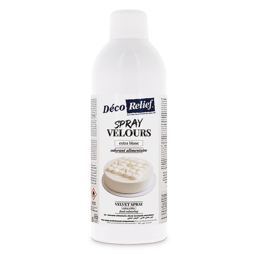 [00075613] *FF*DECO RELIEF SPRAY VELOURS BLANC 400ML