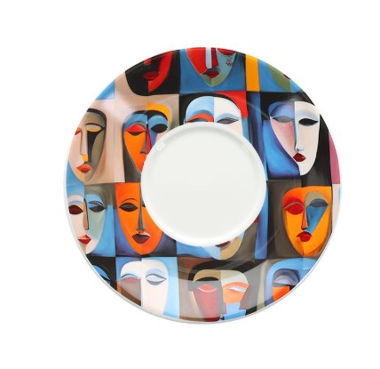 [00075673] BONBISTRO ABSTRACT BARISTA ONDERKOPJE 16,5 CM VOOR KOPJE 28 CL