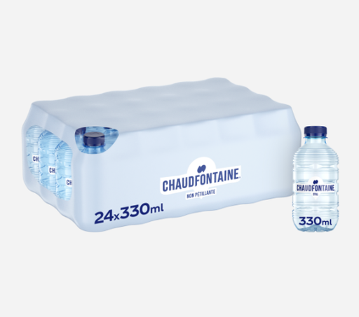 [00075752] BOISSON CHAUDFONTAINE EAU PETILLANTE BLEU PET **24 X 33CL** BOUTEILLE