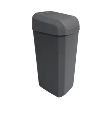 [00098045] DENOX SWING 45L GRAY WASTEBIN 35XH64.5CM SWING LID