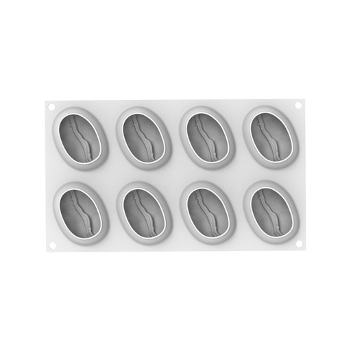 [00098052] SILIKOMART - MOULE TROMPE L'OEIL - CAFFÈ 110 N°8 58 x 78MM HT 40MM + CUTTER 