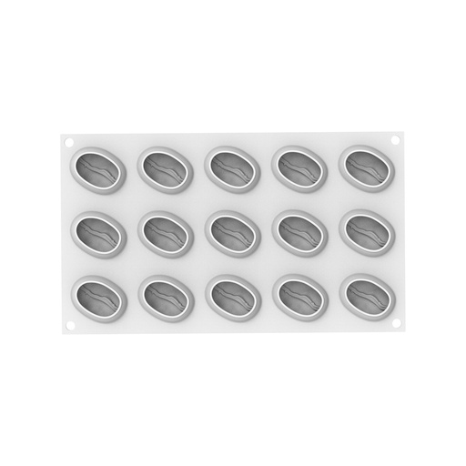 [00098053] SILIKOMART - MOULE TROMPE L'OEIL - CAFFÈ 30 N°15 50 x 38MM HT 26MM + CUTTER  