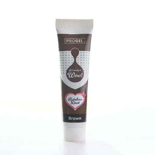 [00098142] Bruine ProGel Geconcentreerde Voedingskleurstof 25g