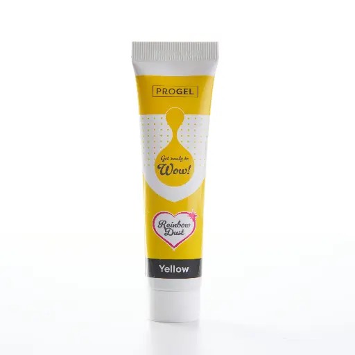 [00098159] Gele ProGel Geconcentreerde Voedingskleurstof 25g