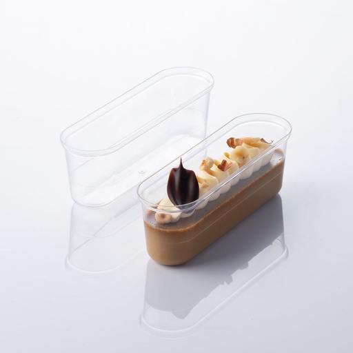 [00098187] COUPE ECLAIR XL TRANSPARENT 144 x 43MM HT 48MM 165ML 100PCS