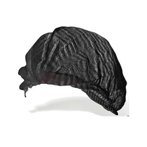 [00098355] BLACK DISPOSABLE HAIRNET 100PCS