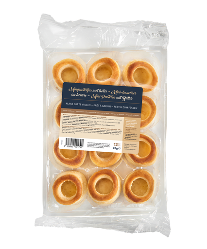 [00098386] BOUVARD PRO MINI BLADERDEEG BAKJES GLADDE RAND 12ST